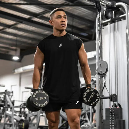Sleeveless T-shirt Men Quick-drying