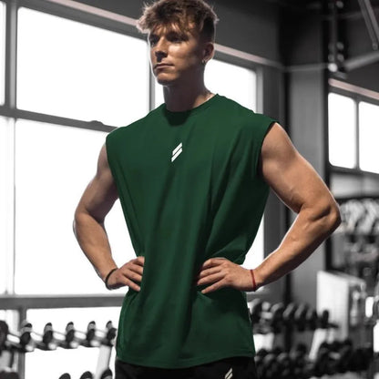 Sleeveless T-shirt Men Quick-drying