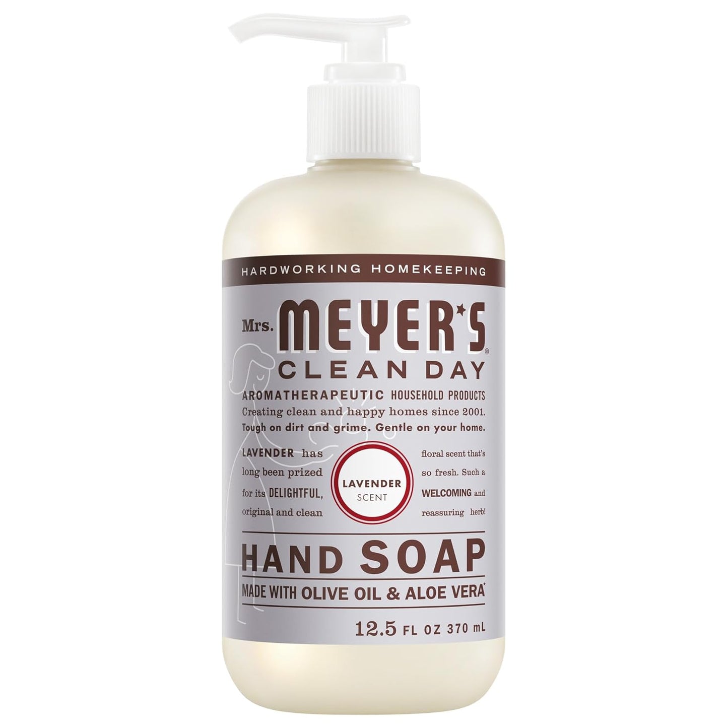 CLEAN DAY Hand Soap, Made with Essential Oils, Lavender, 12.5 Fl. Oz