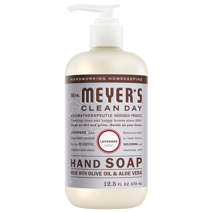 CLEAN DAY Hand Soap, Made with Essential Oils, Lavender, 12.5 Fl. Oz