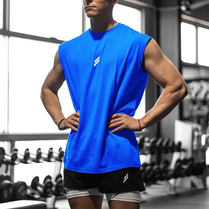 Sleeveless T-shirt Men Quick-drying