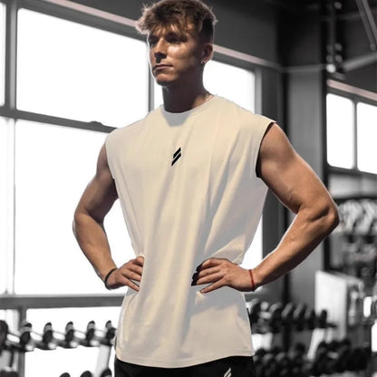 Sleeveless T-shirt Men Quick-drying