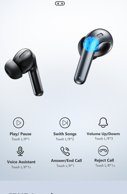 LED TWS Earbuds Bluetooth 5.0 Earphones for Iphone